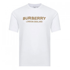 [CA셀러] BURBERRY 버버리 자수로고 코튼 티셔츠