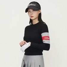 [여성] 골프웨어 TITLEIST 2025 봄신상 긴팔 골프 니트티셔츠