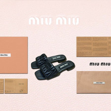[샌들/슬리퍼] MIUMIU 24SS 슈즈 미우미우 빈티지 쪼리신발