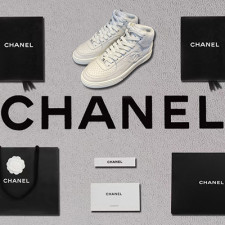 [스니커즈] CHANEL 23A 팬더샵신발 패브릭 샤식스 크루즈 샤넬 운동화