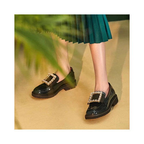 [로퍼/플랫] Roger Vivier 신상슈즈 팬더샵신발  퀄팅큐빅로프플랫