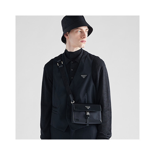 [PRADA] 남용백 Saffiano BAG 프라다 사피아노 리나일론 스트랩 크로스백 2VD044